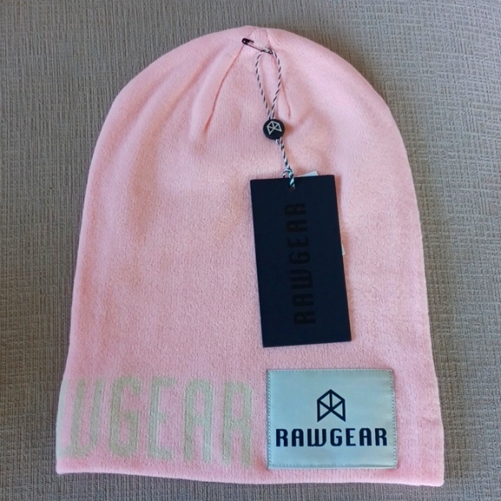 Pink Raw Gear Stocking Cap